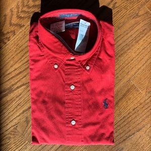 NEW POLO Red Ralph Lauren Button Down Shirt